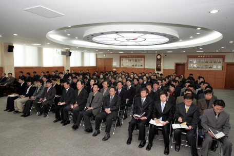 3월중 직원 월례조회 개최