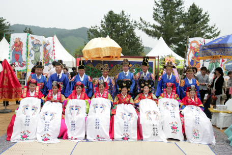 외국인여성 합동 전통혼례