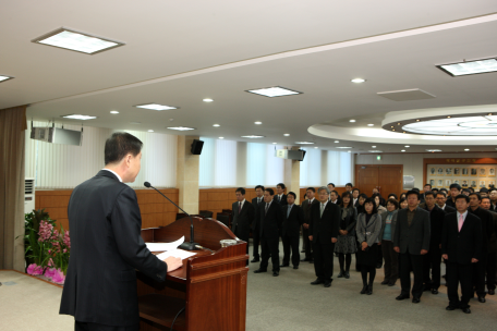 제16대 전정환 정선부군수 취임 