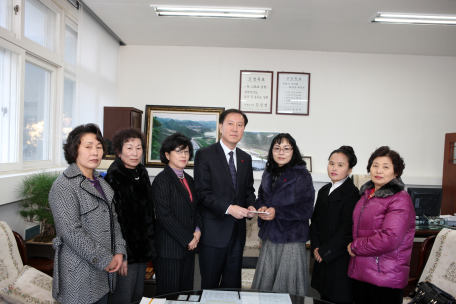 정선군생활개선회 장학금 전달