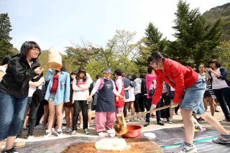 서울 일신여자중학교 수학여행단 정선군 방문