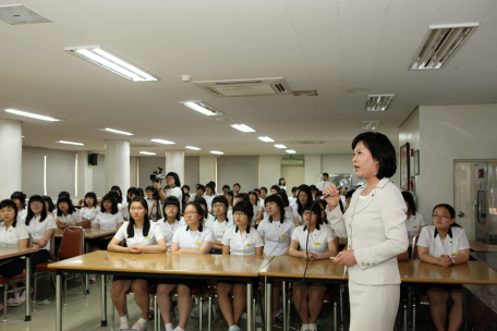 숙명여대 한영실 총장 정선군 방문