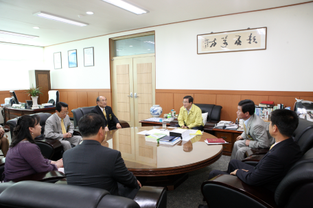 국제로타리 3730지구총재 정선군 방문