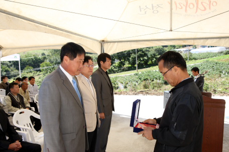 정선읍 용탄 3리 경로당 및 마을회관 준공식