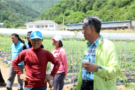 산림청책과 농촌일손돕기 실시