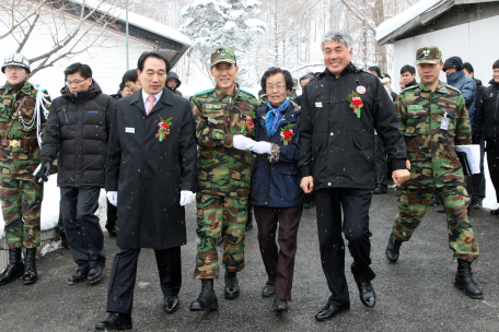 제1야전군, 정선에서 &#985172;나라사랑 보금자리&#985173; 준공식 가져