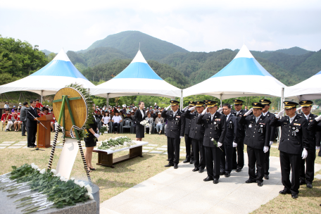 정선군 제57회 현충일 추념식 행사