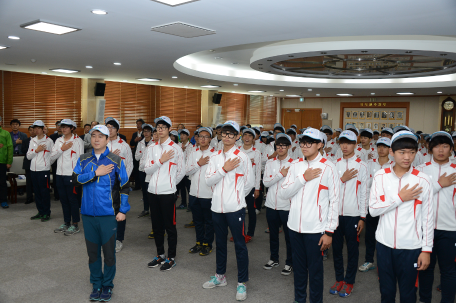 제48회 강원도민체육대회 정선군 선수단 결단식