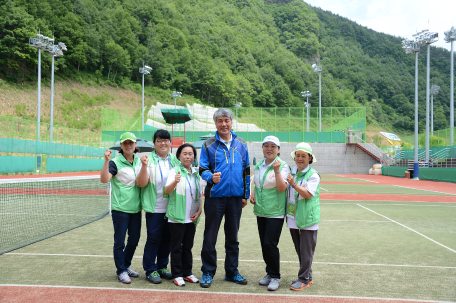 제48회 강원도민체육대회 선수단 격려