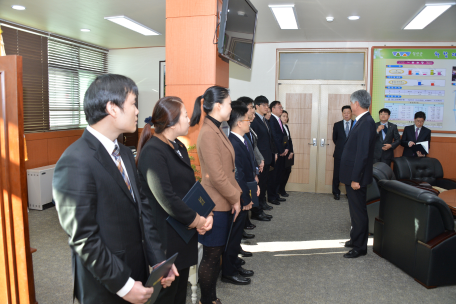 신규임용후보자 실무수습자 임용장 수여