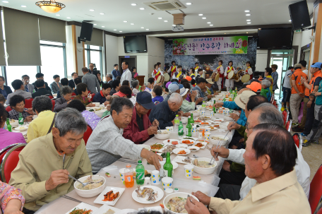 2015년 북평면 어버이날 경로잔치