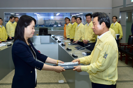 정선군 국민안전처 장관 표창 수상