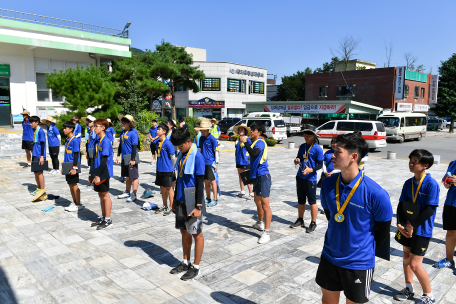 청소년 국토순례대행진‘천혜의 비경, 동강 12경 걷기' 완주기념식