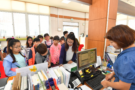 남선초등학교 정선군청 견학