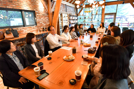 군수님과 소통 공감대화 행사