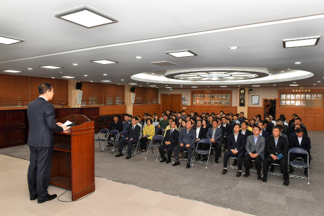 정선군 5월 직원조회및 공직자 청렴서약식