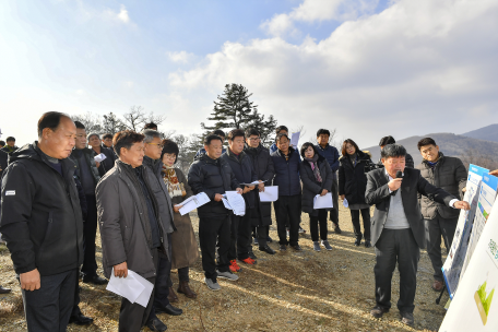 강원도의회 농림수산위원회 정선알파인경기장 현장 답사