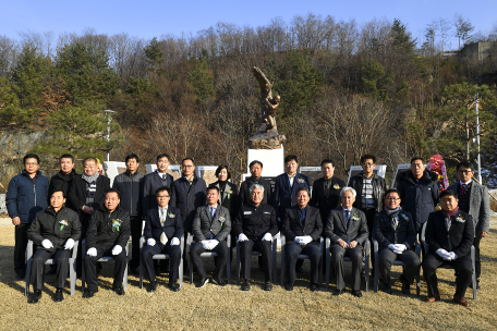 석탄산업전사 기념비 제막식