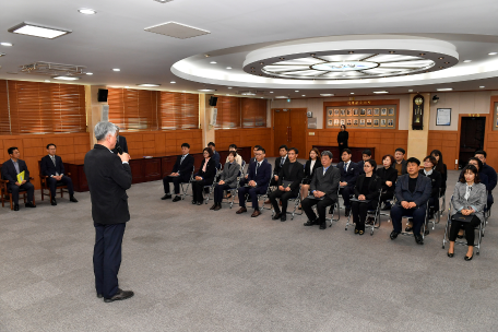 사무관 및 인사발령 공무원 임용장 수여식