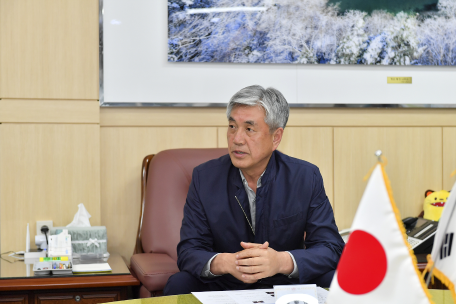 제43회 정선아리랑제 일본 타하라시 축하사절단 방문